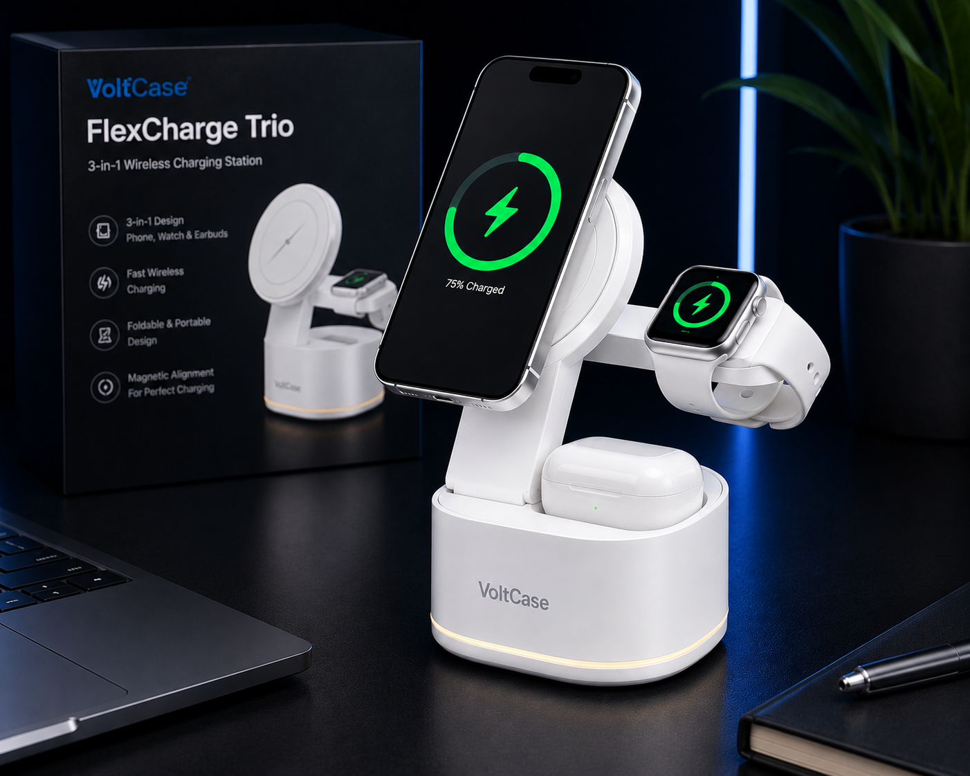 VoltCase™ FlexCharge Trio