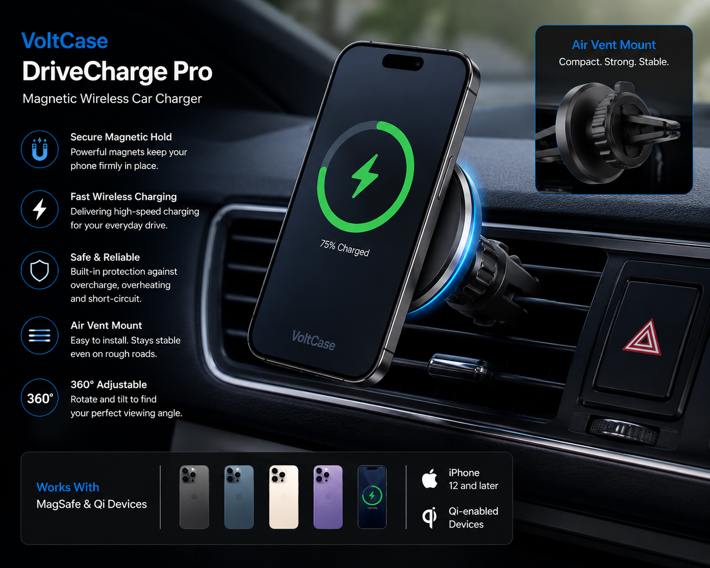 VoltCase™ DriveCharge Pro